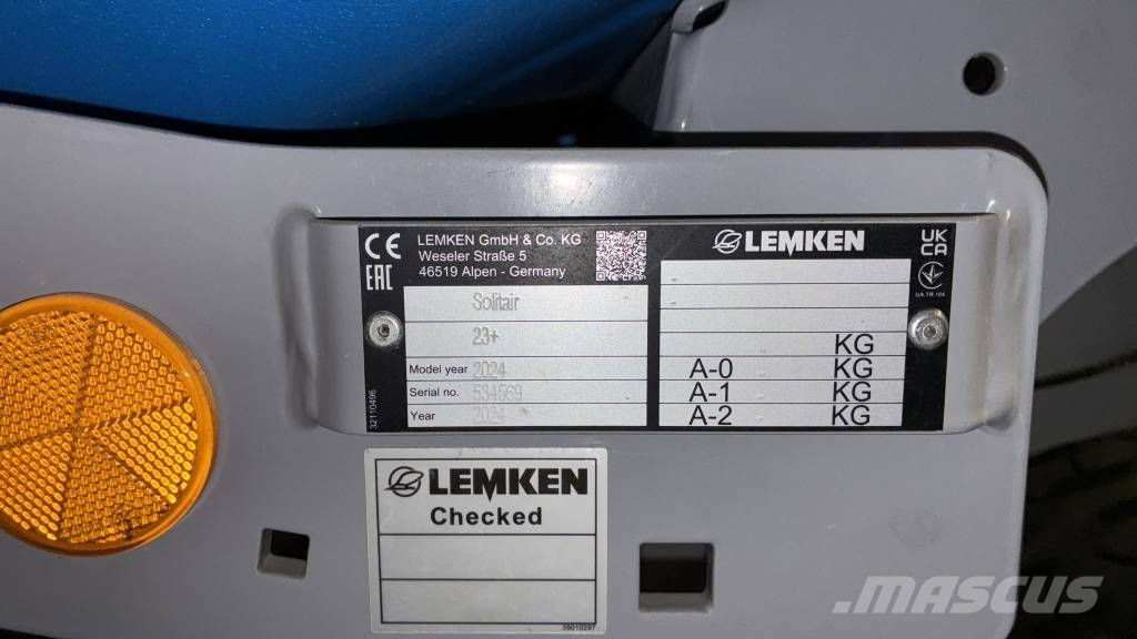 LEMKEN Zirkon 12/600 K + Solitair 23+ +  OptiDisc Zirkon 12/600 Zaaicombinaties