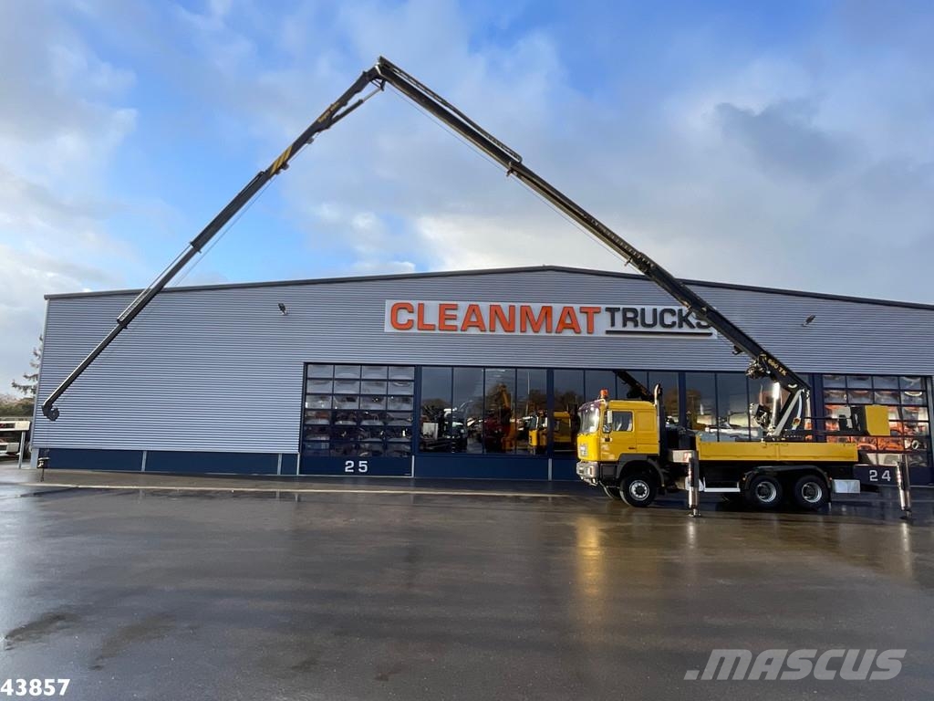 MAN F2000 6x6 Full Steel Manual Palfinger 68 Tonmeter Kraner til alt terræn