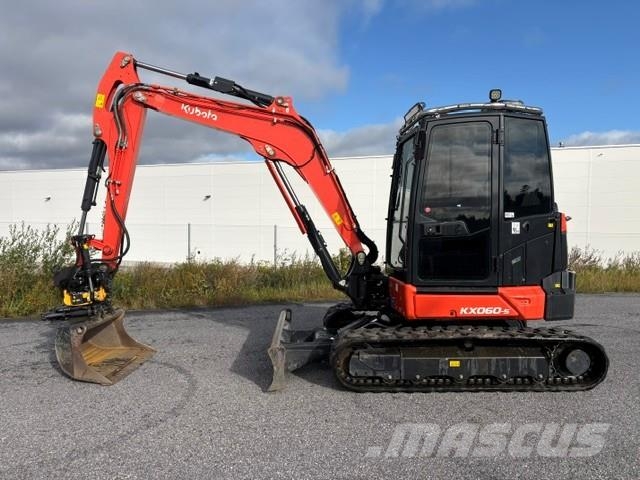 Kubota KX060-5 ENGCON PIHDEILLÄ Minigraafmachines < 7t
