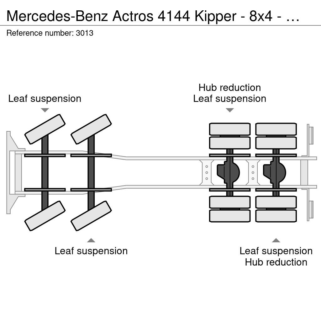 Mercedes-Benz Actros 4144 Kipper - 8x4 - MP3 - Big Axles - V6 - شاحنات قلابة