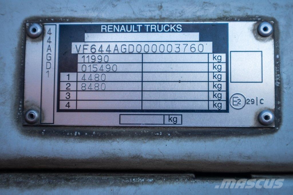 Renault MIDLUM 240(12t) DXI+E5+HAYON Camiones de caja de lona