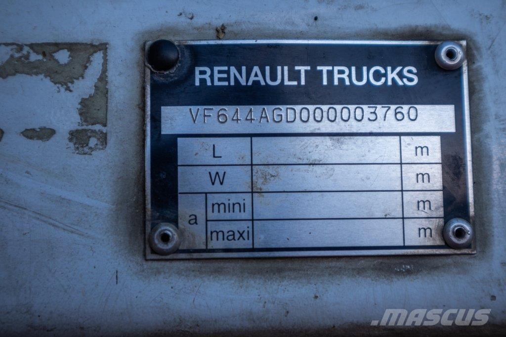 Renault MIDLUM 240(12t) DXI+E5+HAYON Camiones de caja de lona