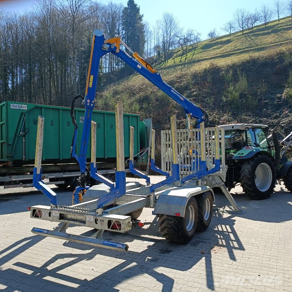 Binderberger RW 12 Alpin Rückewagen Forst Kaatokasauskoneet