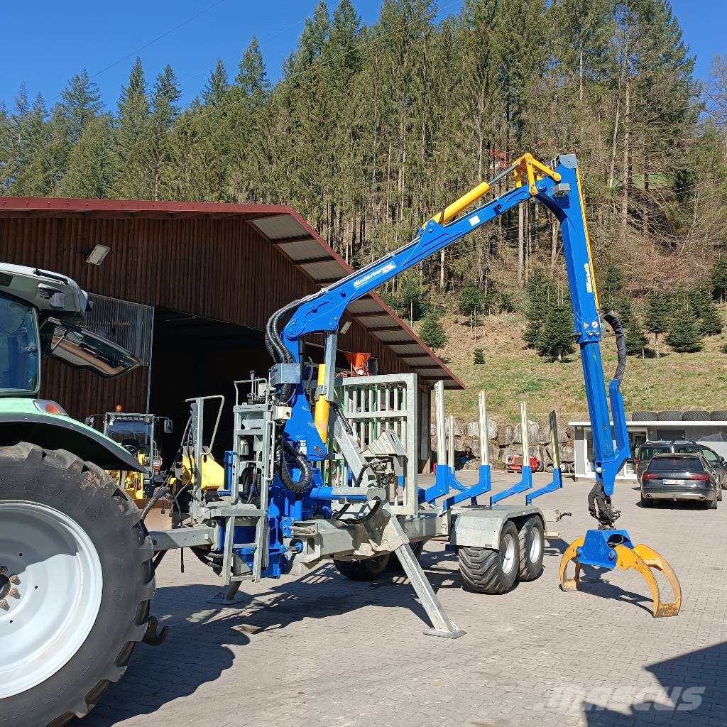 Binderberger RW 12 Alpin Rückewagen Forst Kaatokasauskoneet
