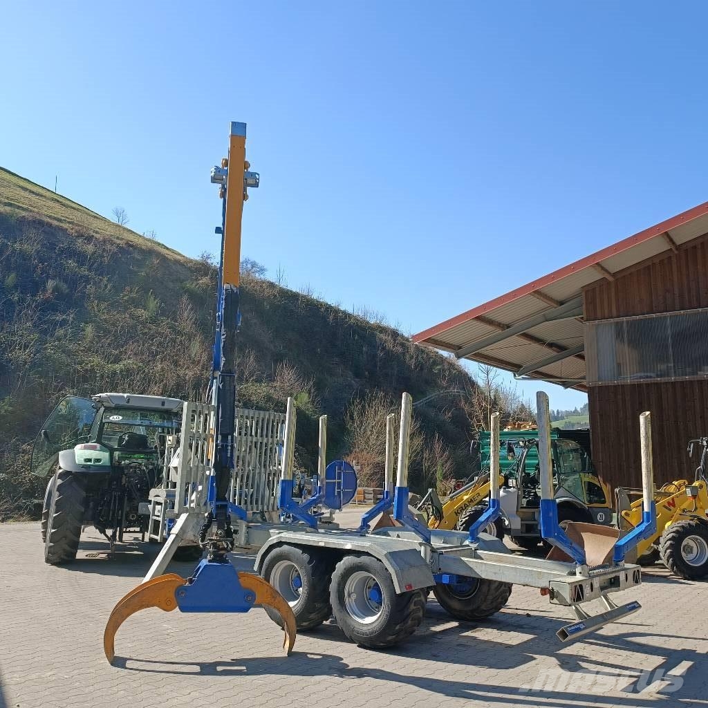 Binderberger RW 12 Alpin Rückewagen Forst Kaatokasauskoneet