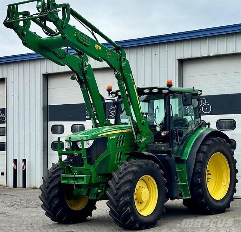 John Deere 6145R Direct Drive + 663R Frontlader Traktorit
