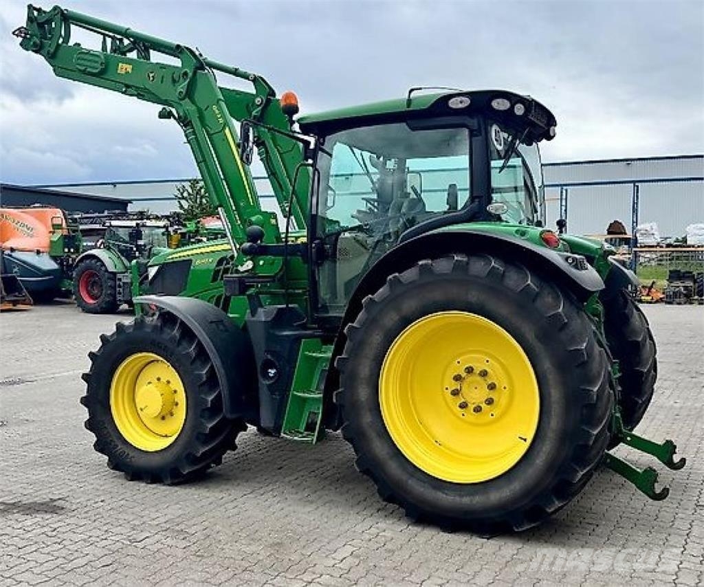 John Deere 6145R Direct Drive + 663R Frontlader Traktorit