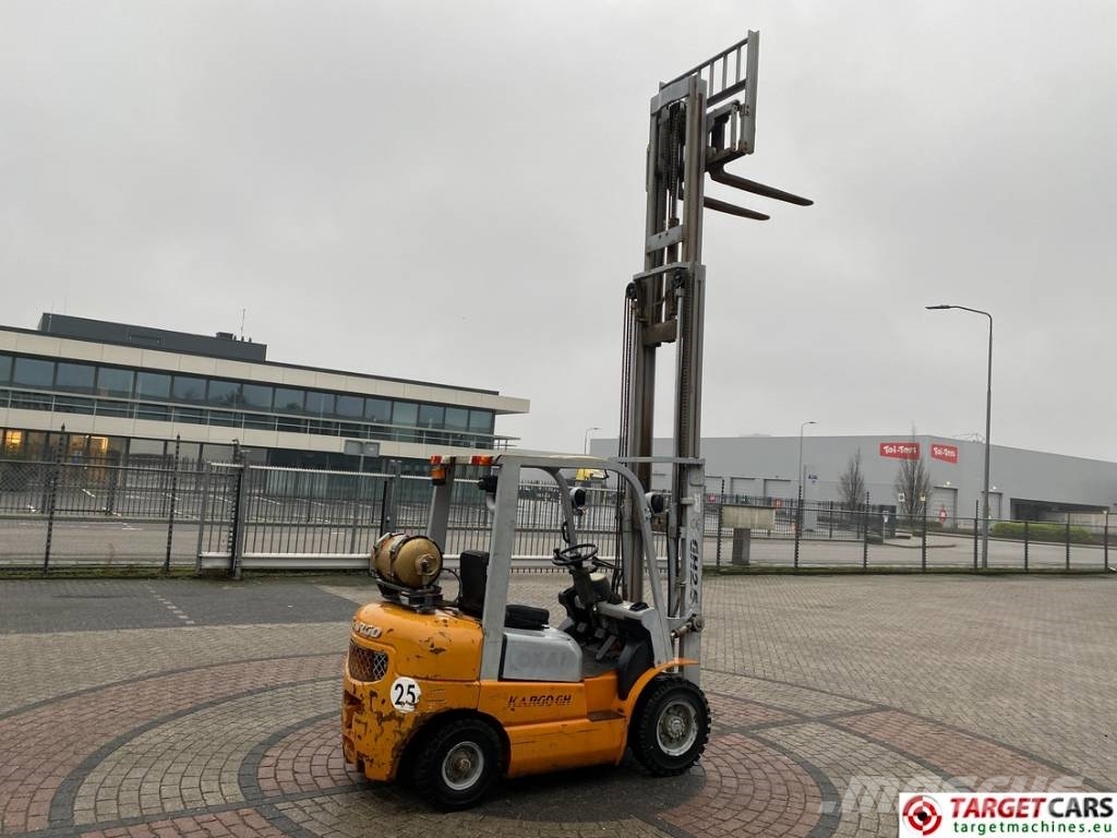 Kargo GH25 Forklift LPG 1.7T Triplex-450cm Sideshi LPG gaffeltrucks