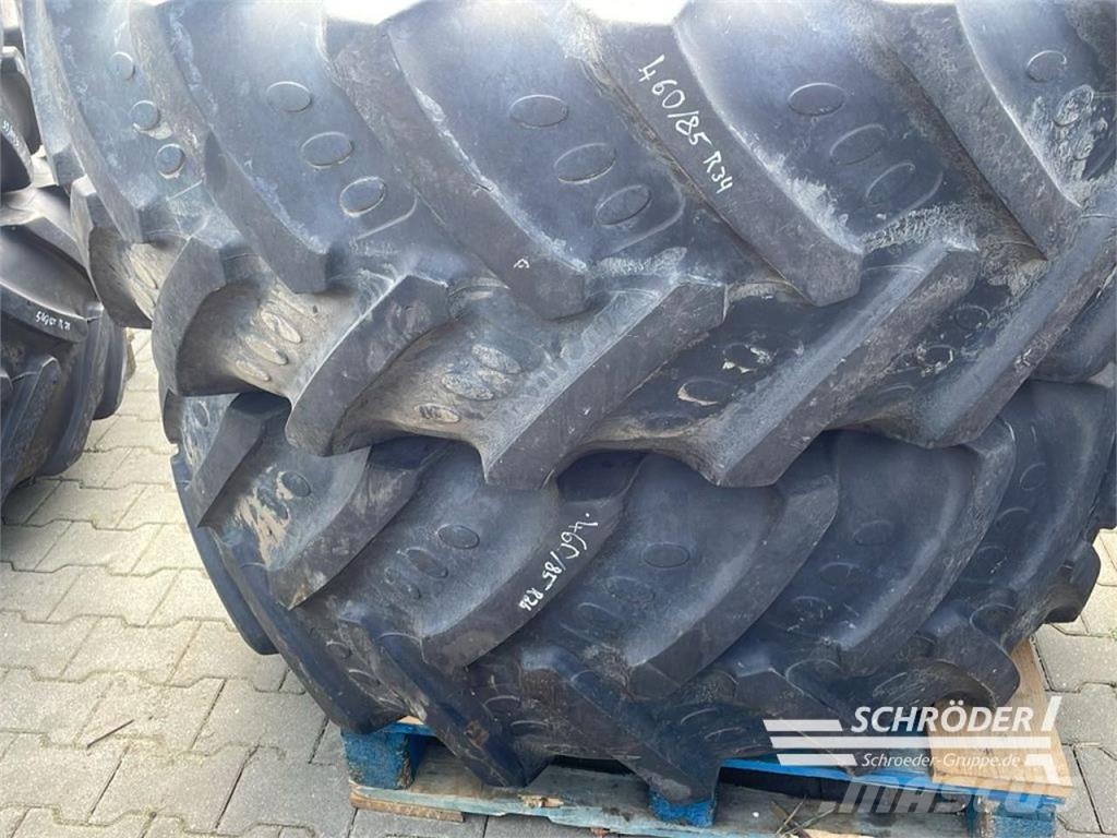 BKT 2 X 460/85R34 + 2 X 520/85R46 BKT Dual wheels