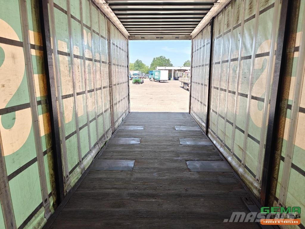 Krone SD Sliding curtains 13.6 - Semi-low loader - Pop-u Semi-trailer blokvogn