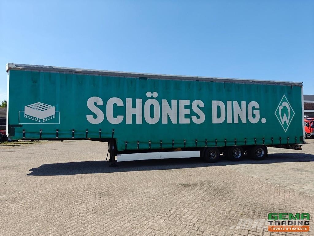 Krone SD Sliding curtains 13.6 - Semi-low loader - Pop-u Semi-trailer blokvogn