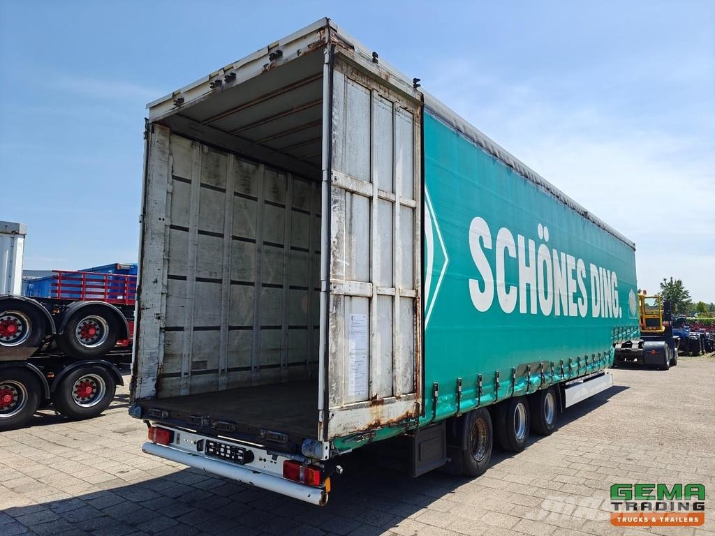 Krone SD Sliding curtains 13.6 - Semi-low loader - Pop-u Semi-trailer blokvogn
