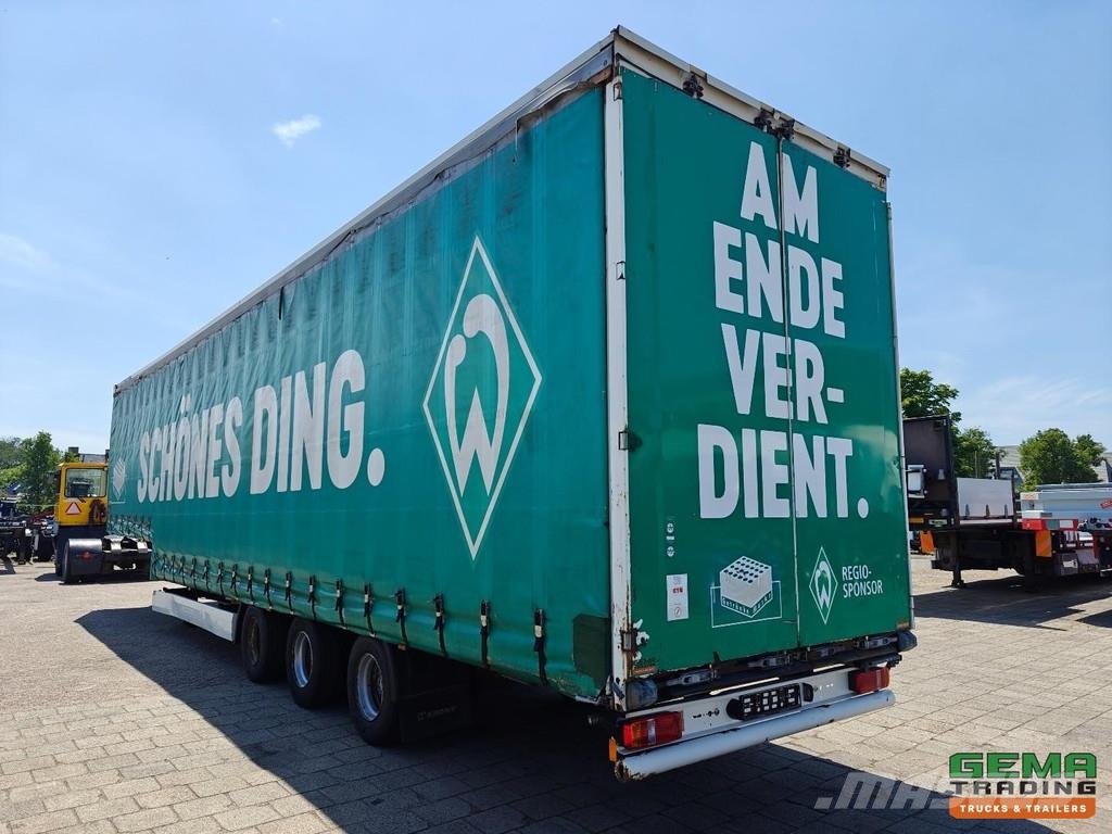 Krone SD Sliding curtains 13.6 - Semi-low loader - Pop-u Semi-trailer blokvogn