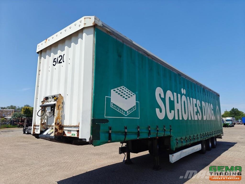Krone SD Sliding curtains 13.6 - Semi-low loader - Pop-u Semi-trailer blokvogn