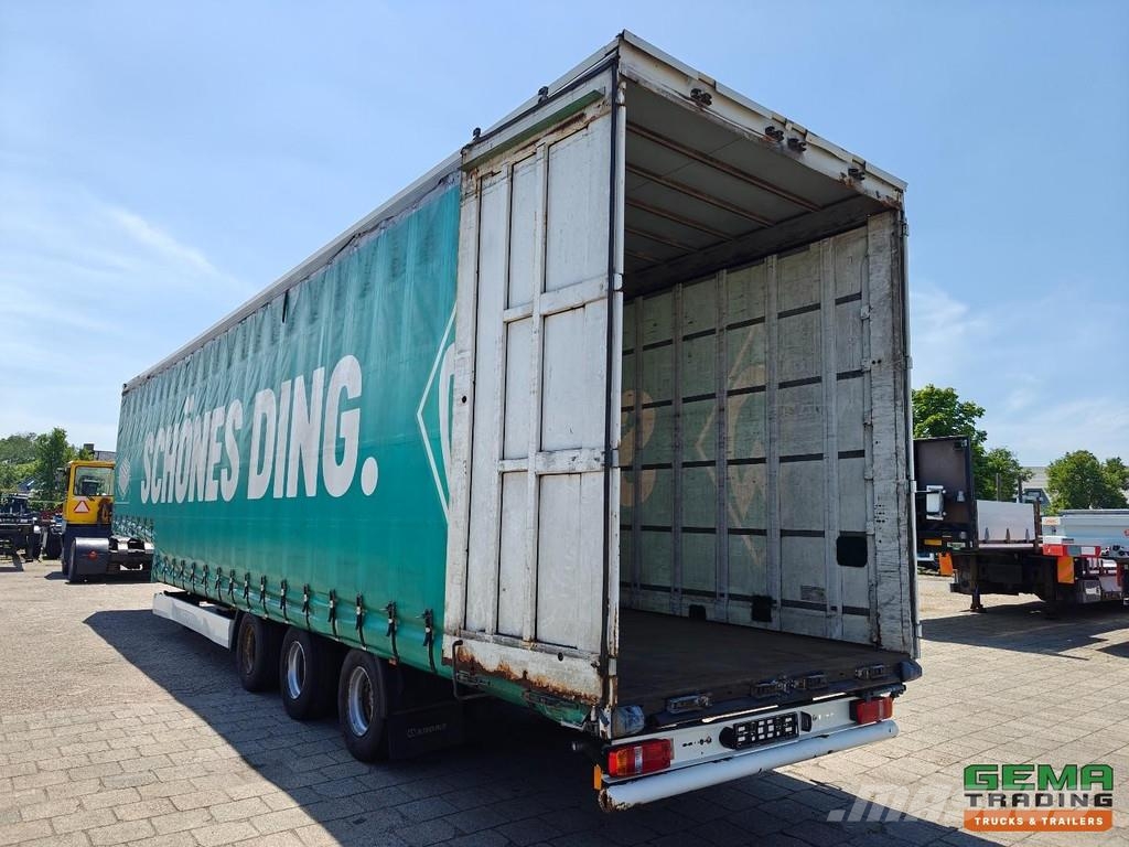 Krone SD Sliding curtains 13.6 - Semi-low loader - Pop-u Semi-trailer blokvogn