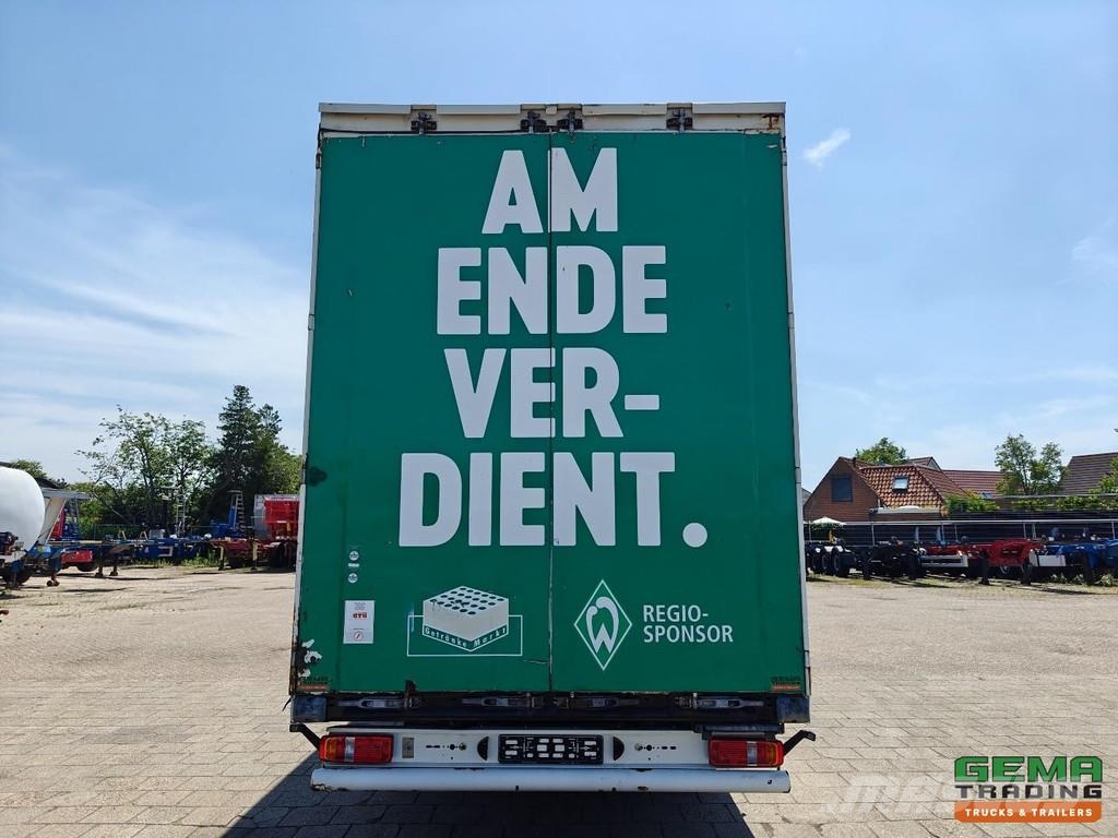 Krone SD Sliding curtains 13.6 - Semi-low loader - Pop-u Semi-trailer blokvogn