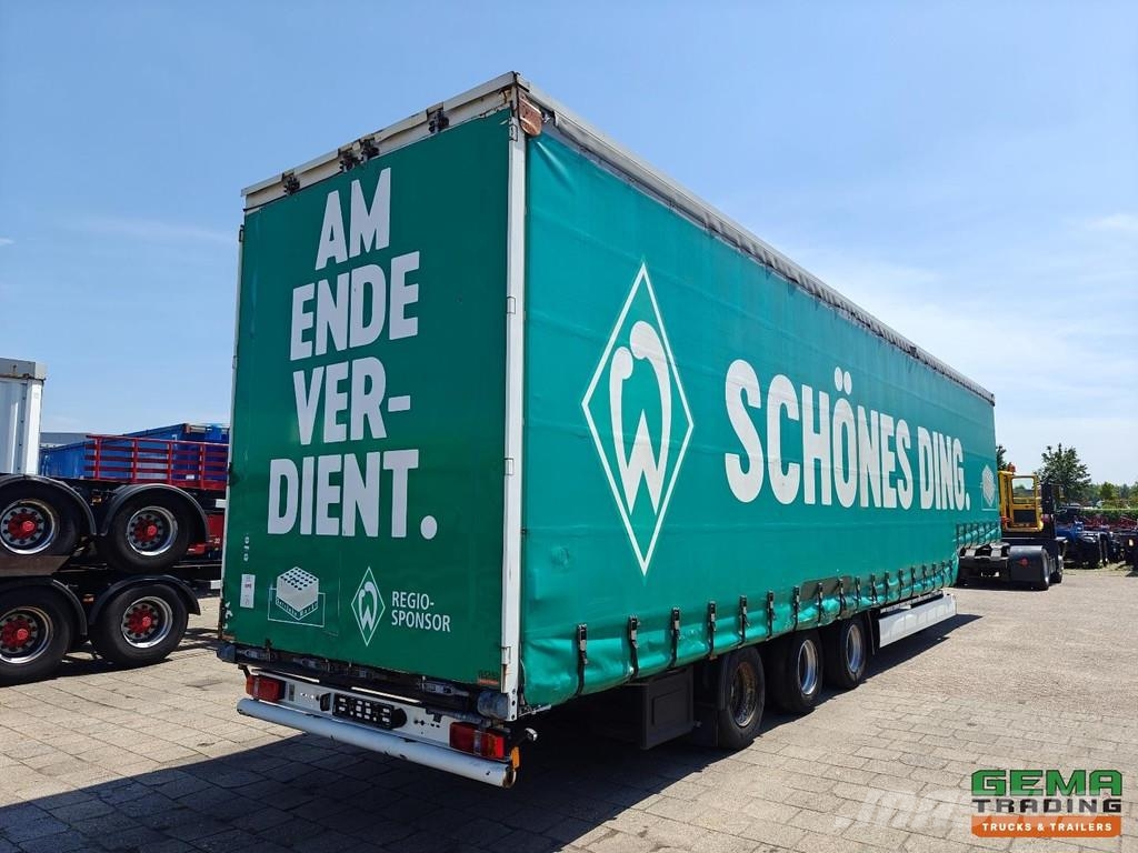 Krone SD Sliding curtains 13.6 - Semi-low loader - Pop-u Semi-trailer blokvogn