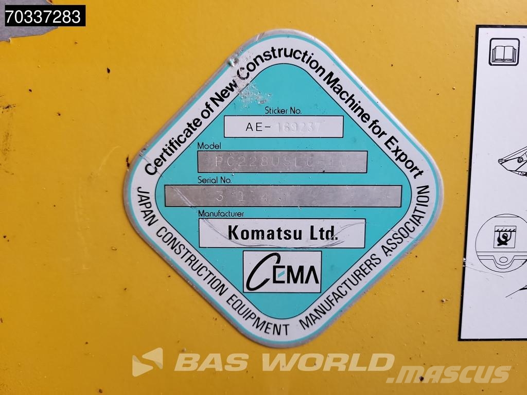 Komatsu PC228 USLC-10 Dutch Machine Kāpurķēžu ekskavatori