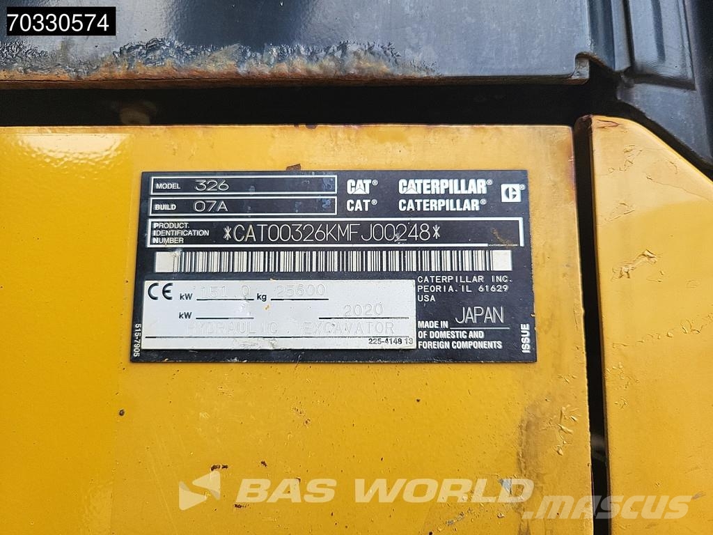 CAT 326 -07A Tiltrotator - 2 Buckets حفارات زحافة