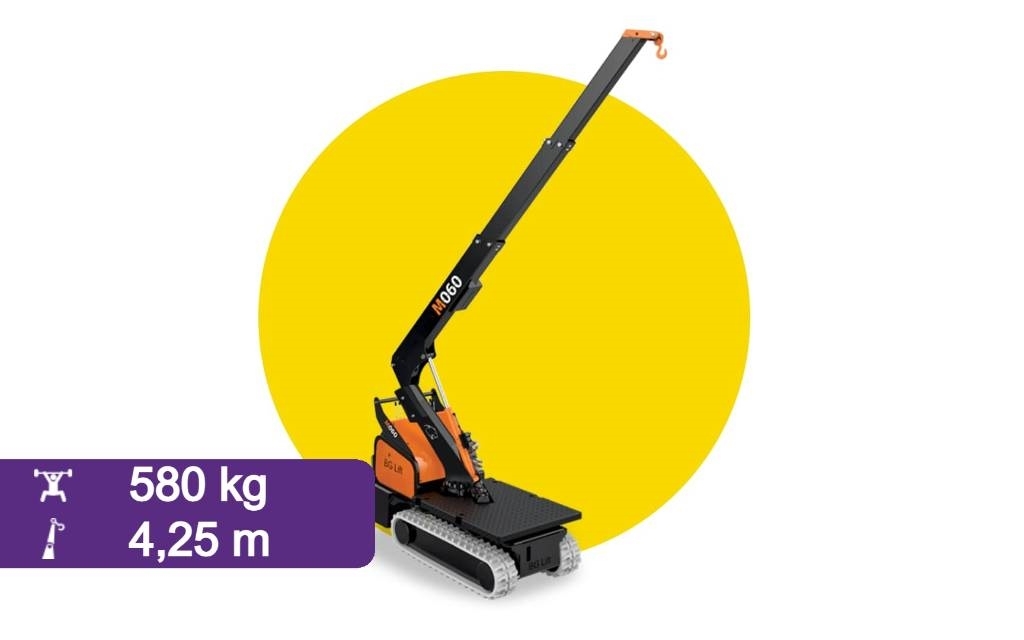 BG Lift M060 Mini-rupshijskraan | Minikraan | Rupskraan Mini vinçler