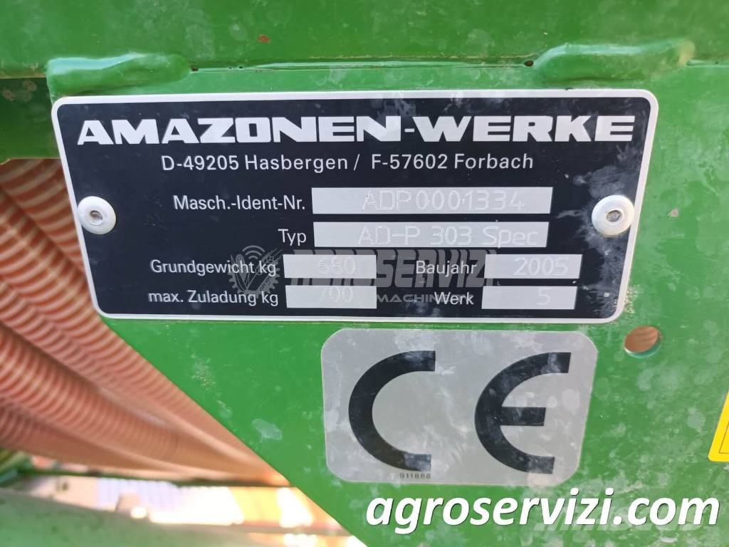 Amazone AD-P 303 Special Sėjamieji kombainai