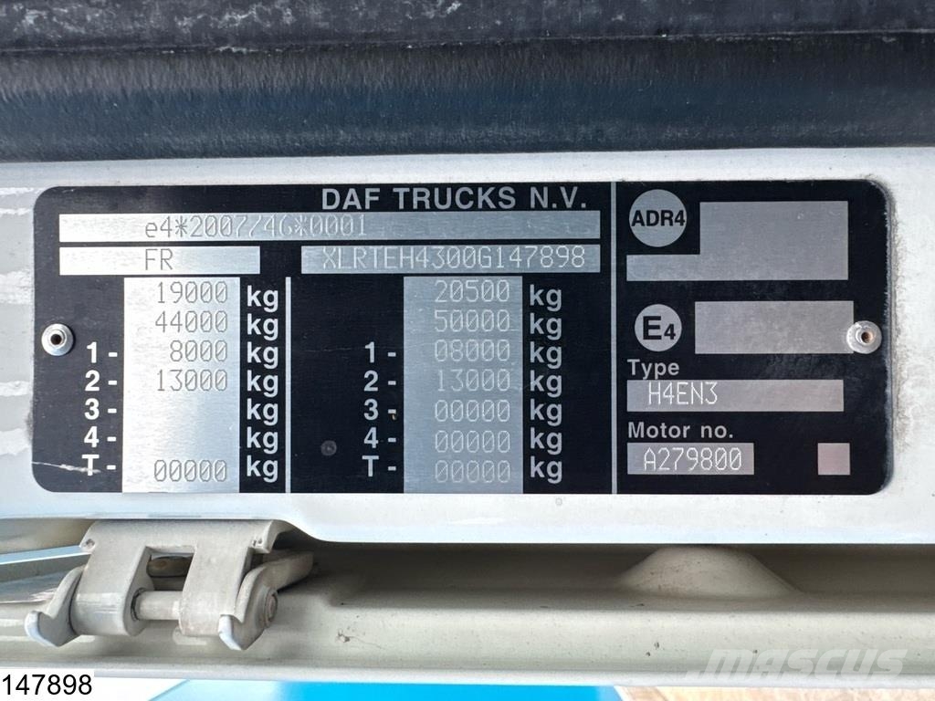 DAF XF 460 EURO 6, ACC, Retarder Trekkers