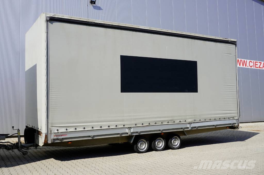 MAN TGL 8.190 4×2 / Cutrainsider + trailer / 80 tho.km Camiones de caja de lona