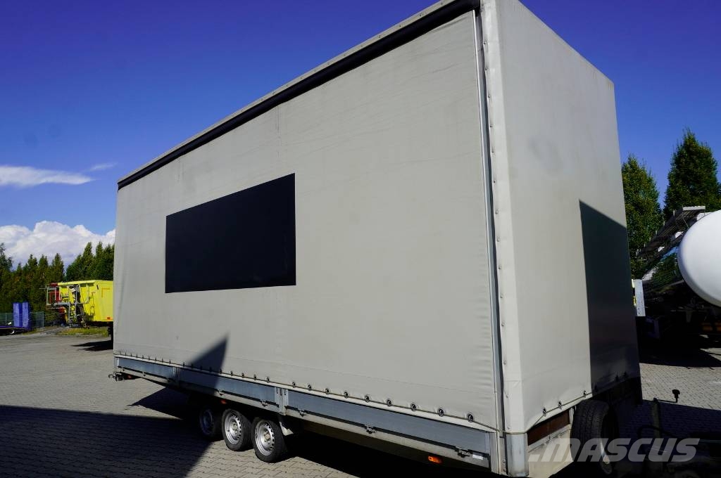 MAN TGL 8.190 4×2 / Cutrainsider + trailer / 80 tho.km Camiones de caja de lona