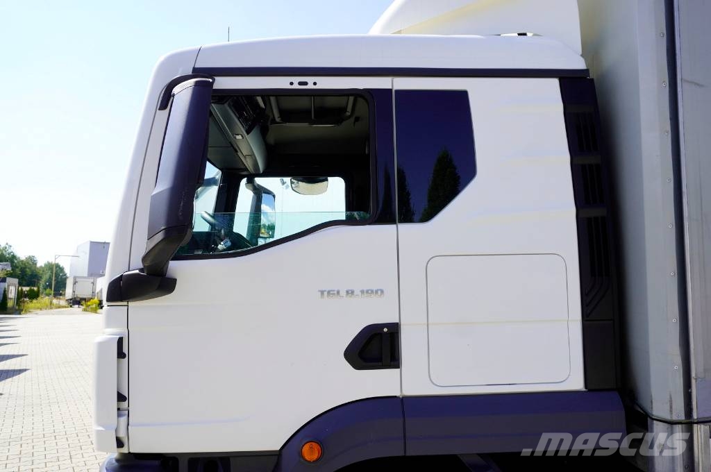 MAN TGL 8.190 4×2 / Cutrainsider + trailer / 80 tho.km Camiones de caja de lona