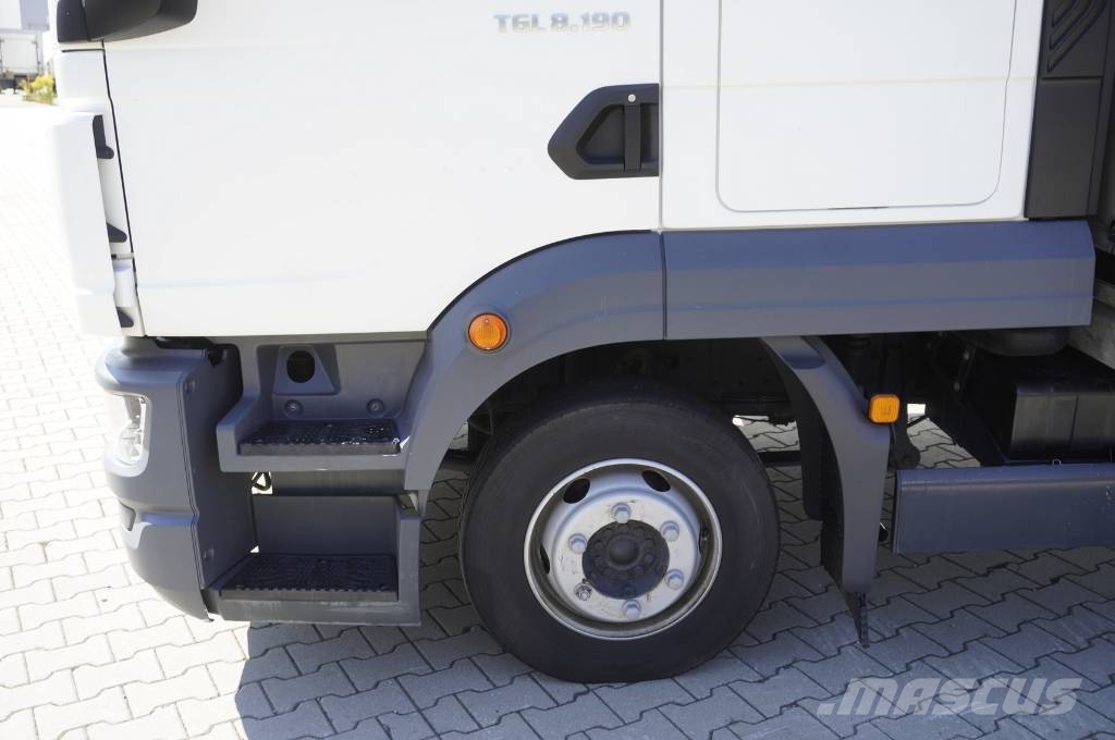 MAN TGL 8.190 4×2 / Cutrainsider + trailer / 80 tho.km Camiones de caja de lona