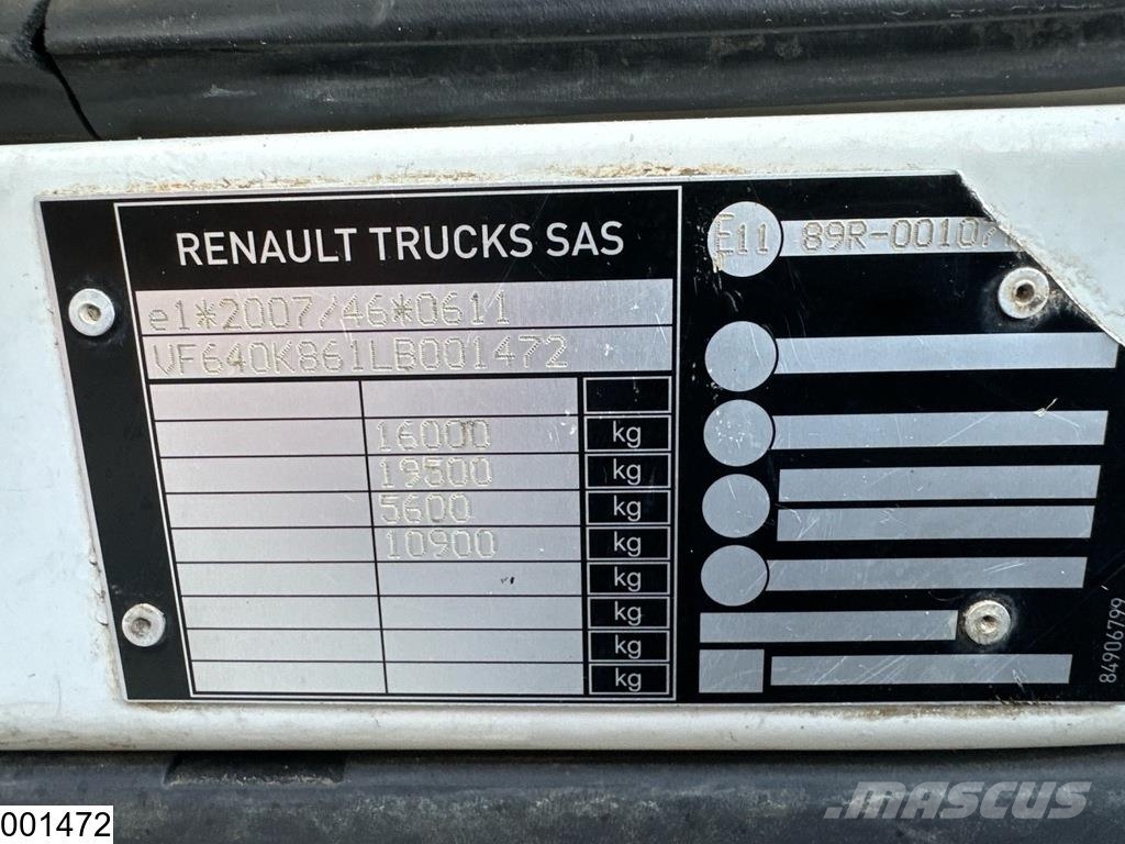 Renault D 16 280 Euro 6, 4x4 steel suspension, drilling ri Rabljeni žerjavi za vsak teren