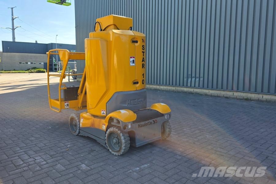 Haulotte STAR 10 Electric, 10m Working Height, 3m Reach, 20 لوادر انزلاقية التوجيه