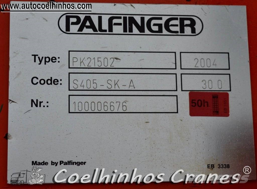 Palfinger PK 21502 ローダークレーン