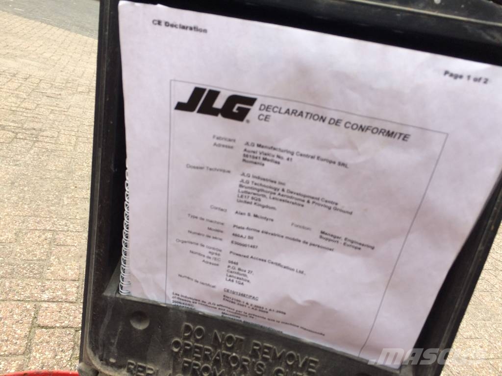 JLG 450 AJ Zglobne dvižne ploščadi