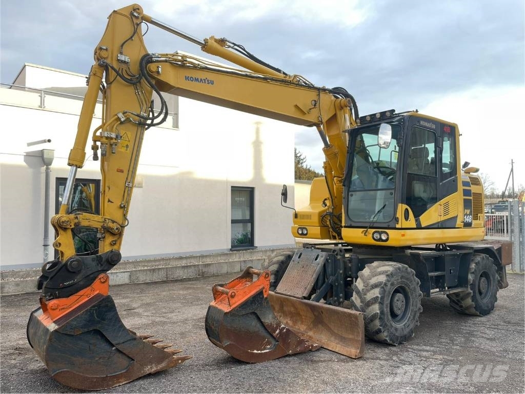 Komatsu PW 148-11 *Schild* Pratzen* Klima* Excavadoras de ruedas