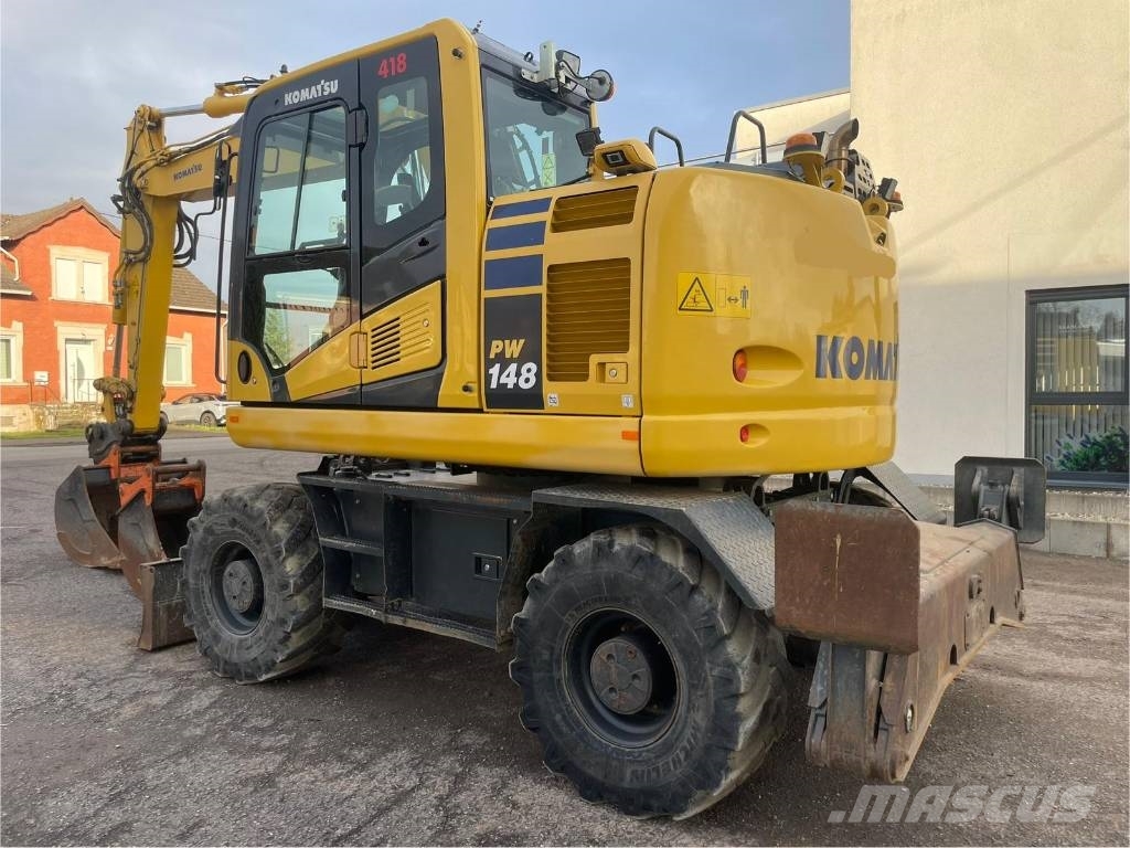 Komatsu PW 148-11 *Schild* Pratzen* Klima* Excavadoras de ruedas