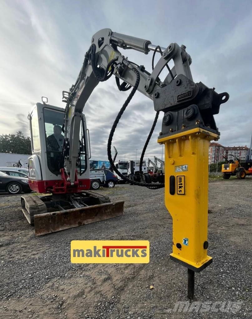 MTKS Martillo Hidráulico 90 - 170 - 190 Kgs Hammer / Brecher