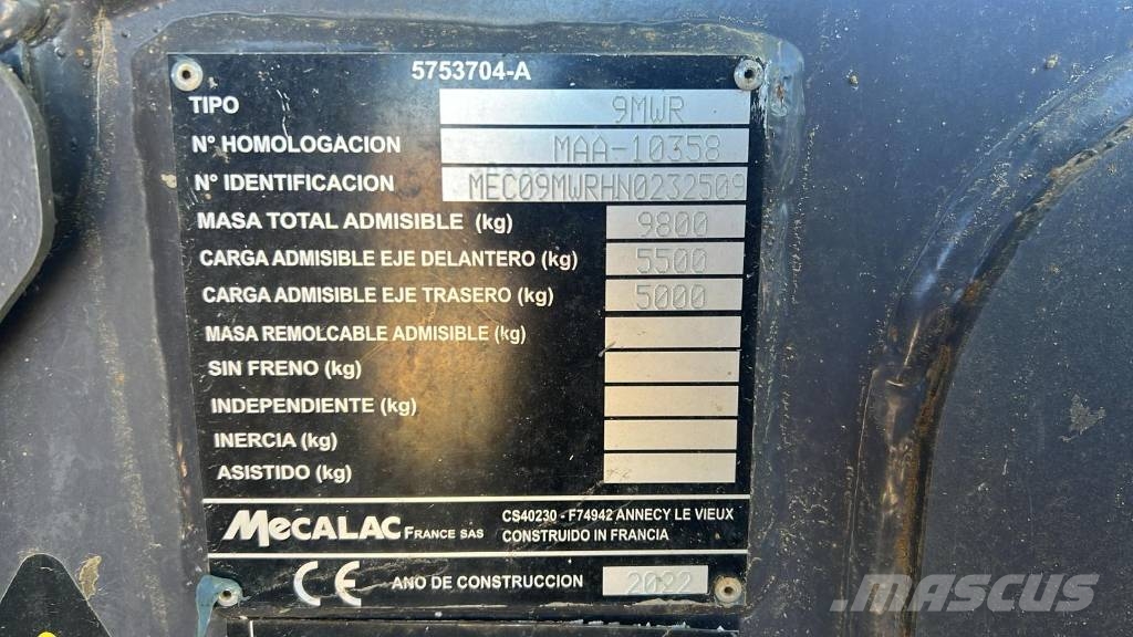 Mecalac 9 MWR Excavadoras de ruedas