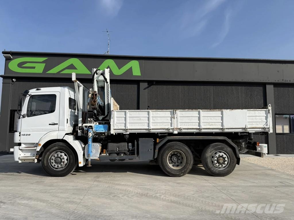 Mercedes-Benz Atego 1828 Kipper + Kran CORMACH 19.000E3 Damperli kamyonlar