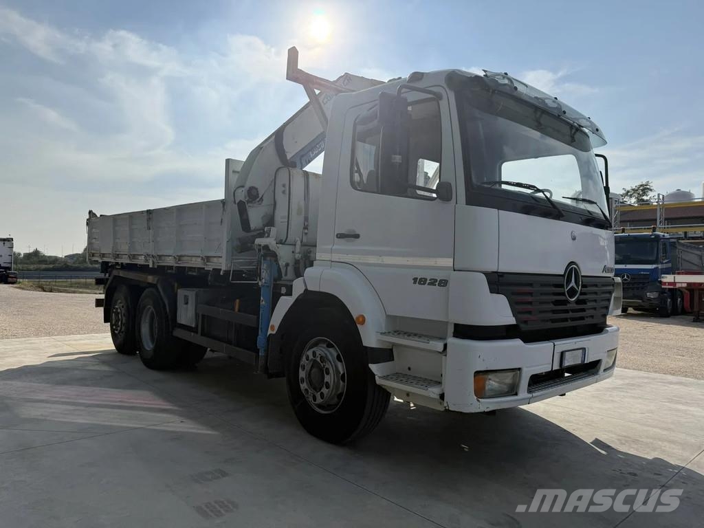 Mercedes-Benz Atego 1828 Kipper + Kran CORMACH 19.000E3 Damperli kamyonlar