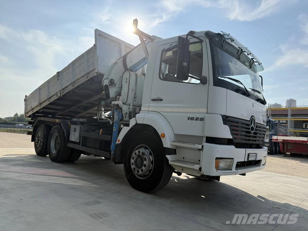 Mercedes-Benz Atego 1828 Kipper + Kran CORMACH 19.000E3 Damperli kamyonlar