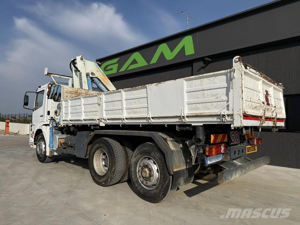 Mercedes-Benz Atego 1828 Kipper + Kran CORMACH 19.000E3 Damperli kamyonlar