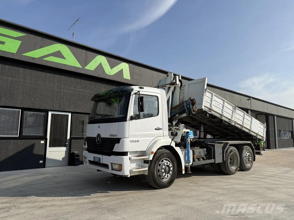 Mercedes-Benz Atego 1828 Kipper + Kran CORMACH 19.000E3 Damperli kamyonlar