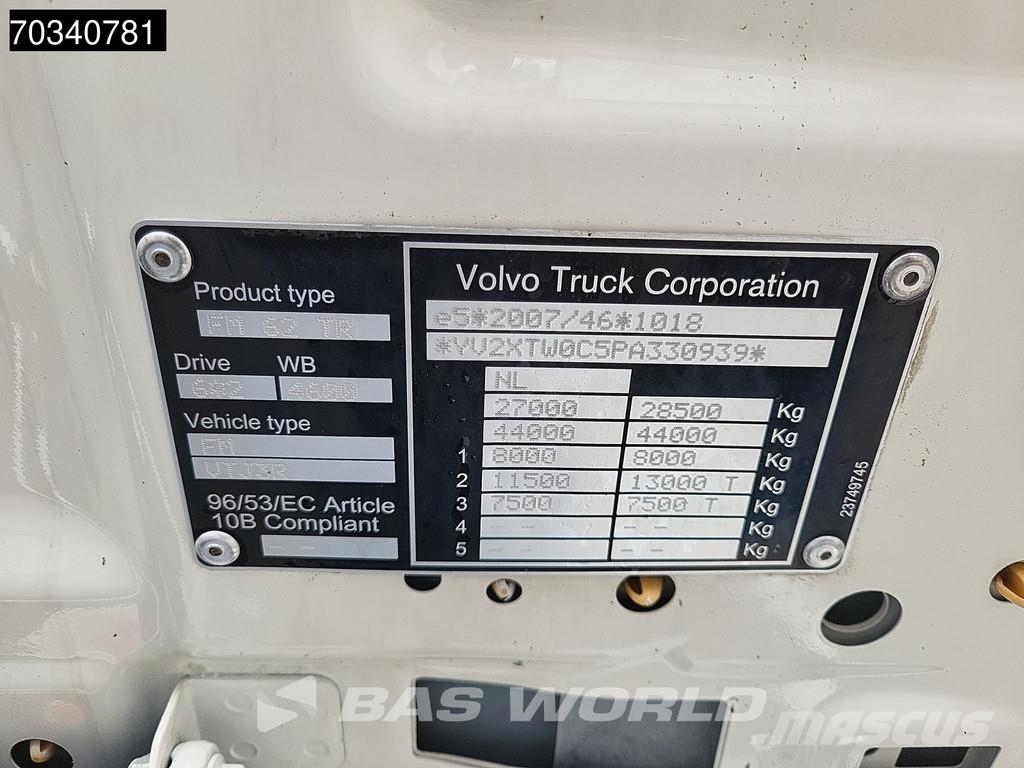 Volvo FM 420 FM 6X2 ADR Full-Air Lift+Steering Axle Euro Containertrucks met kabelsysteem