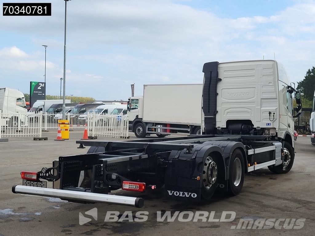 Volvo FM 420 FM 6X2 ADR Full-Air Lift+Steering Axle Euro Containertrucks met kabelsysteem