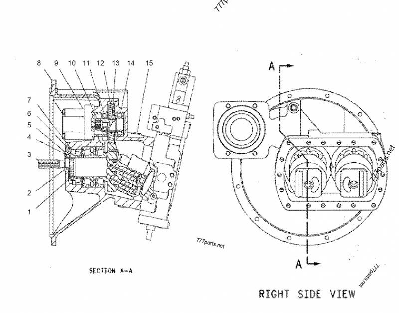 CAT 225 320B 320BL 322 322B 325 325B Hydraulic pump Hidrolik