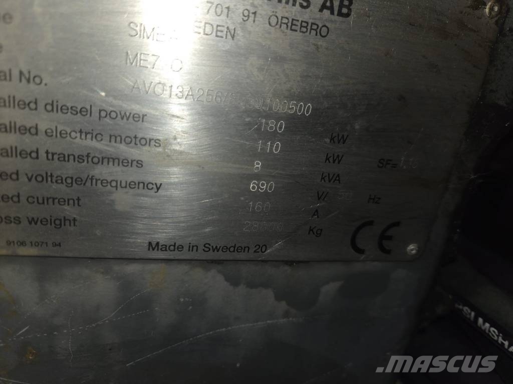 Atlas Copco Epiroc Simba Me7c Bergborriggar