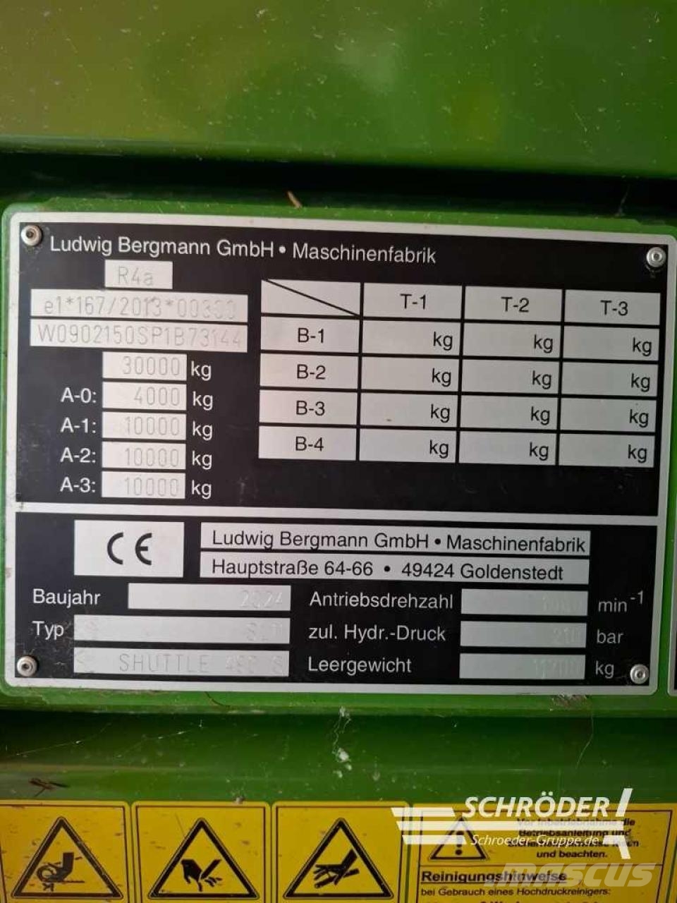 Bergmann SHUTTLE 490 S Samonakladalne prikolice