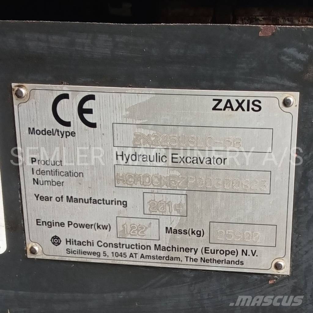 Hitachi ZX 225 US LC-5 대형 굴삭기 29톤 이상