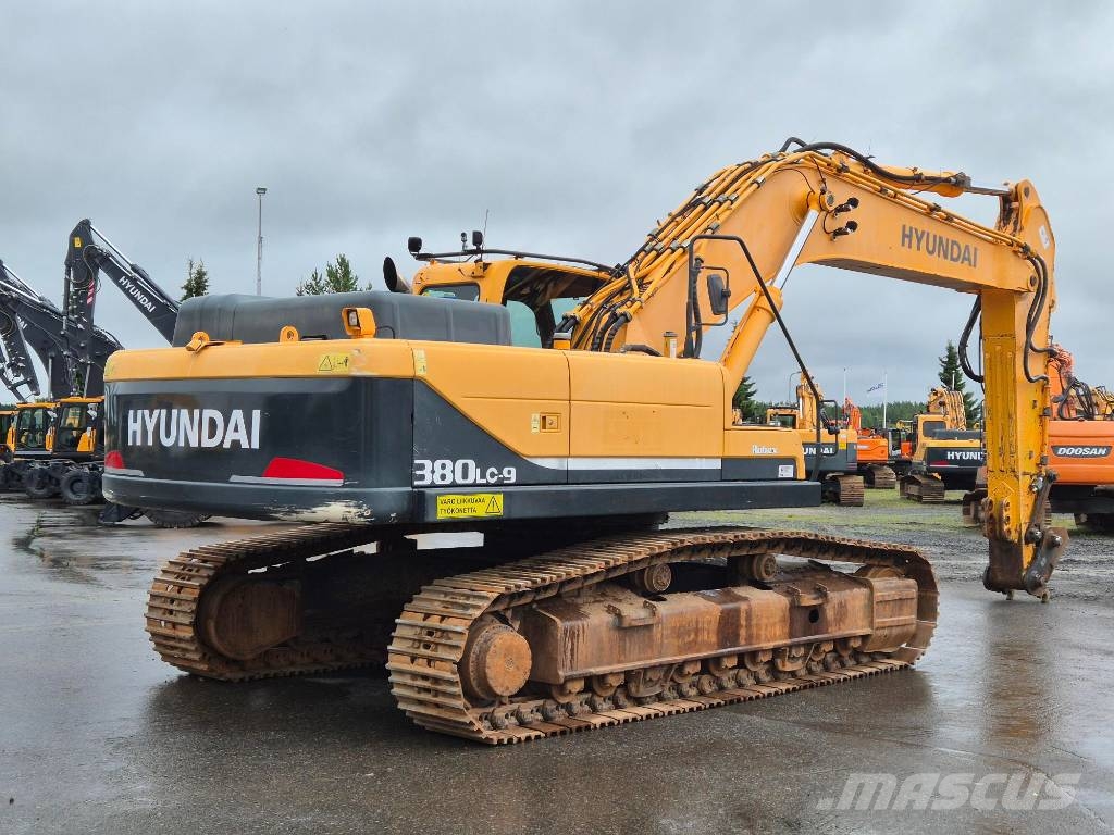 Hyundai R 380 LC-9 Rupsgraafmachines